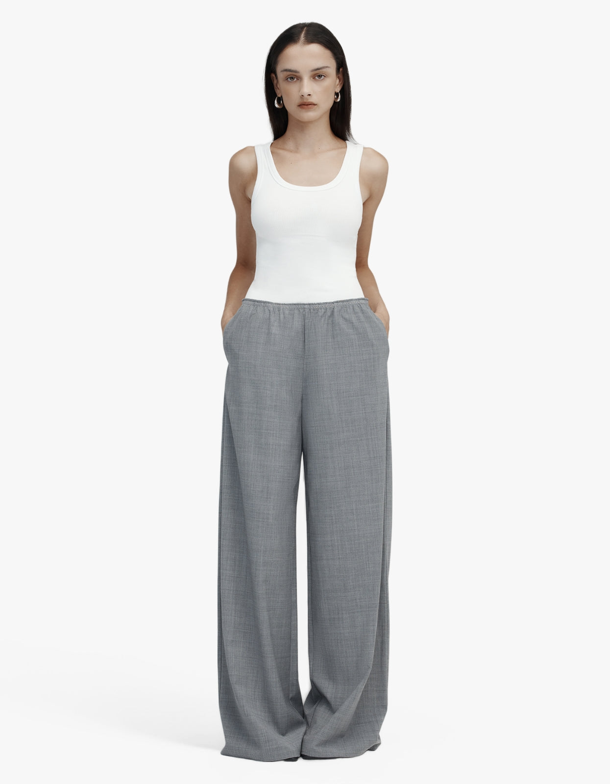 Pull-On Trouser - Grey