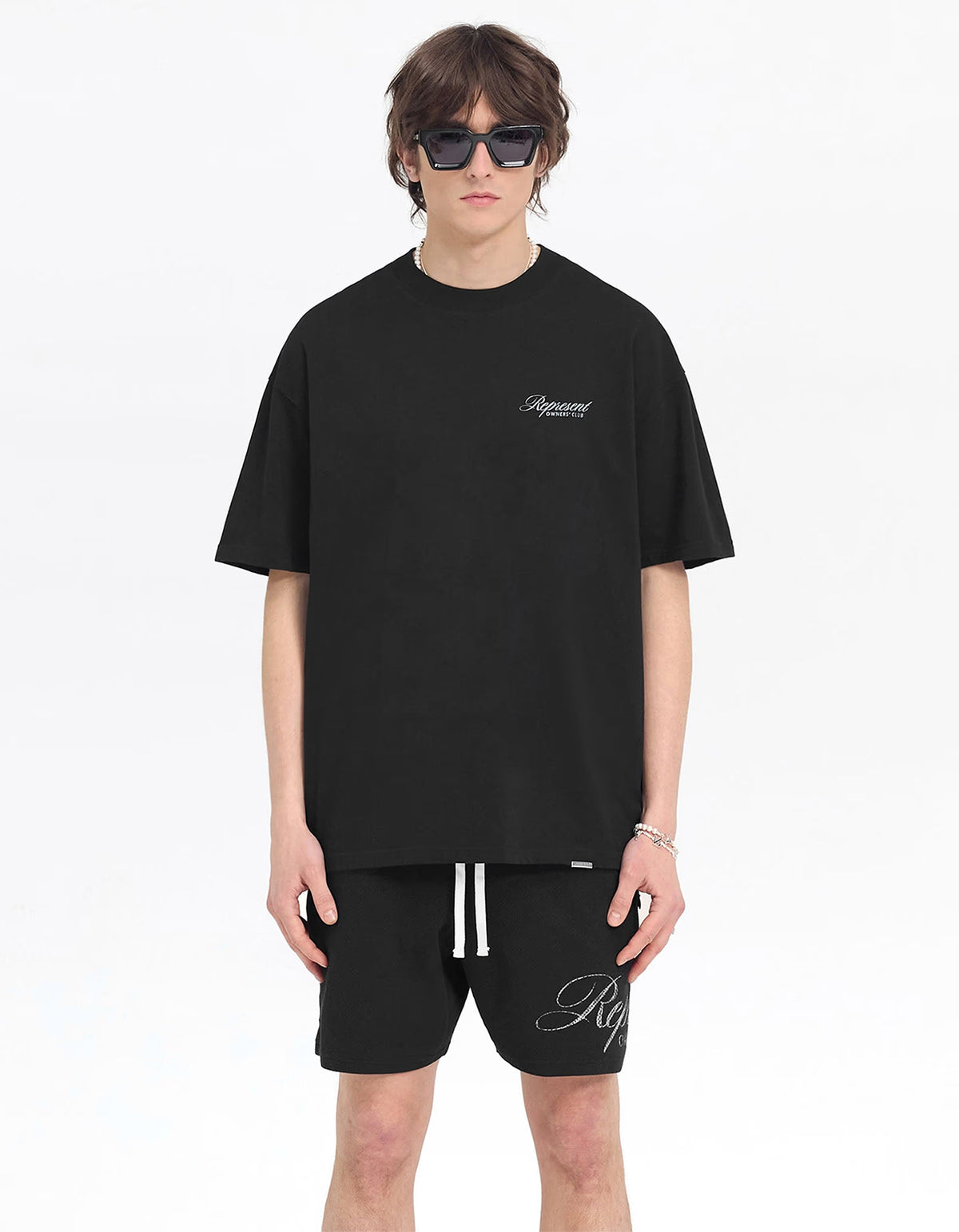 Represent Owners Club Script T-Shirt - Black