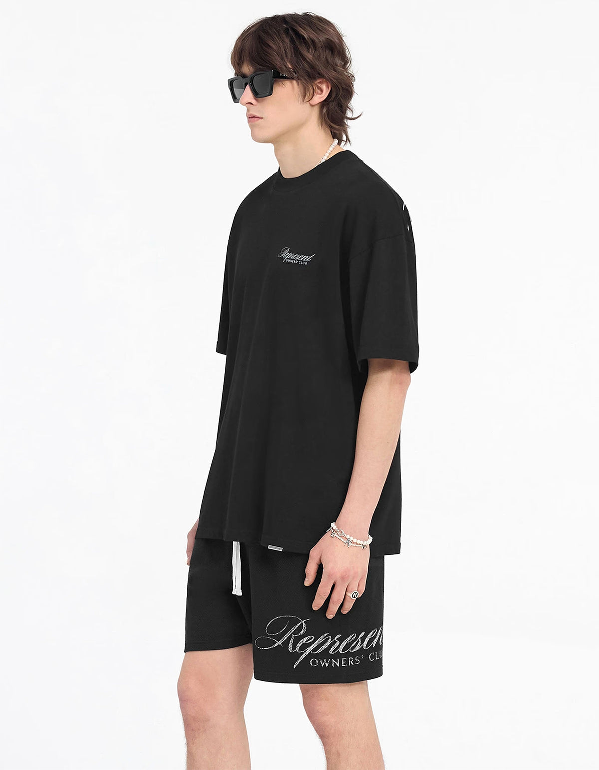 Represent Owners Club Script T-Shirt - Black