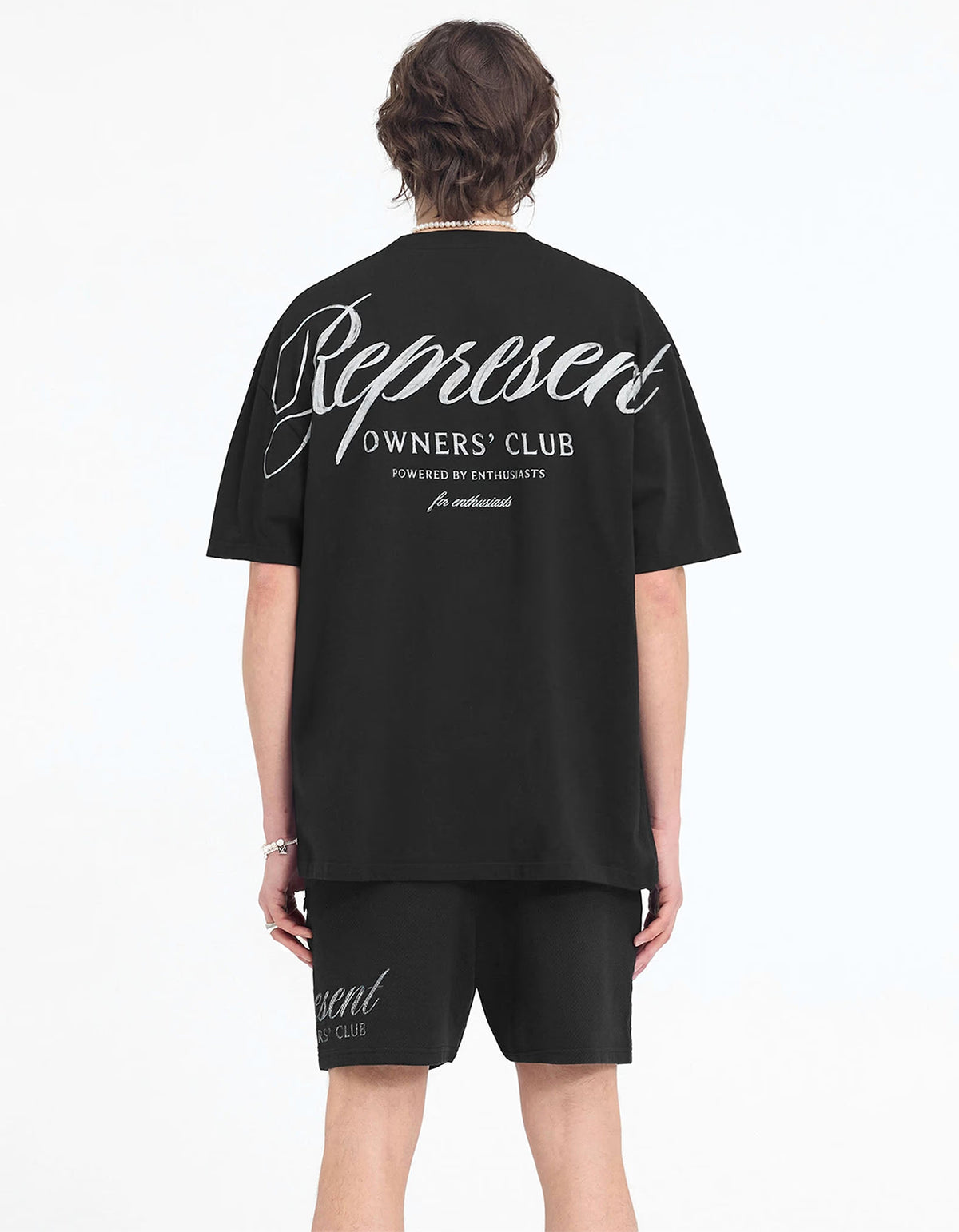 Represent Owners Club Script T-Shirt - Black