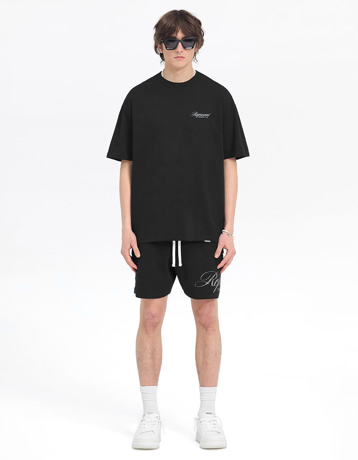 Represent Owners Club Script T-Shirt - Black