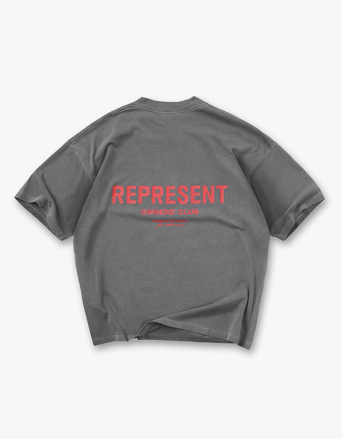 Represent Owners Club T-Shirt - Washed Black/Red