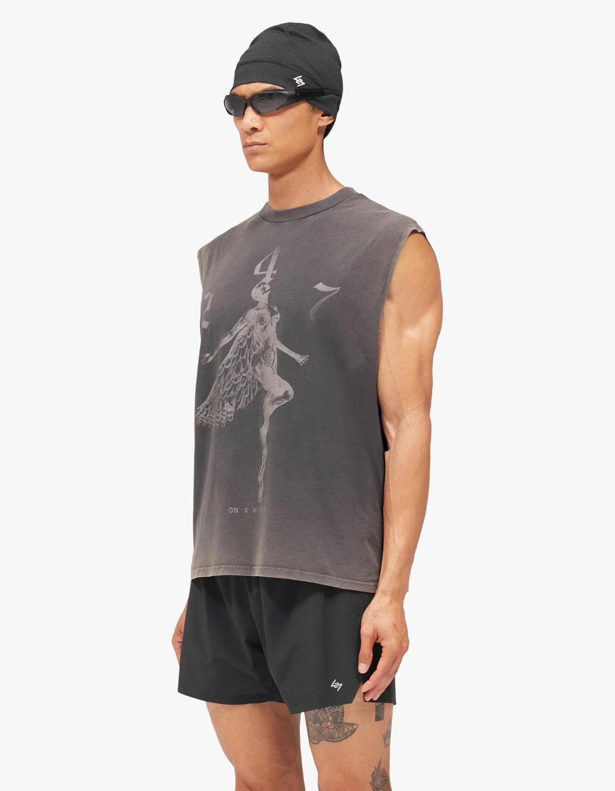 247 Fallen Angel Tank - Vintage Black