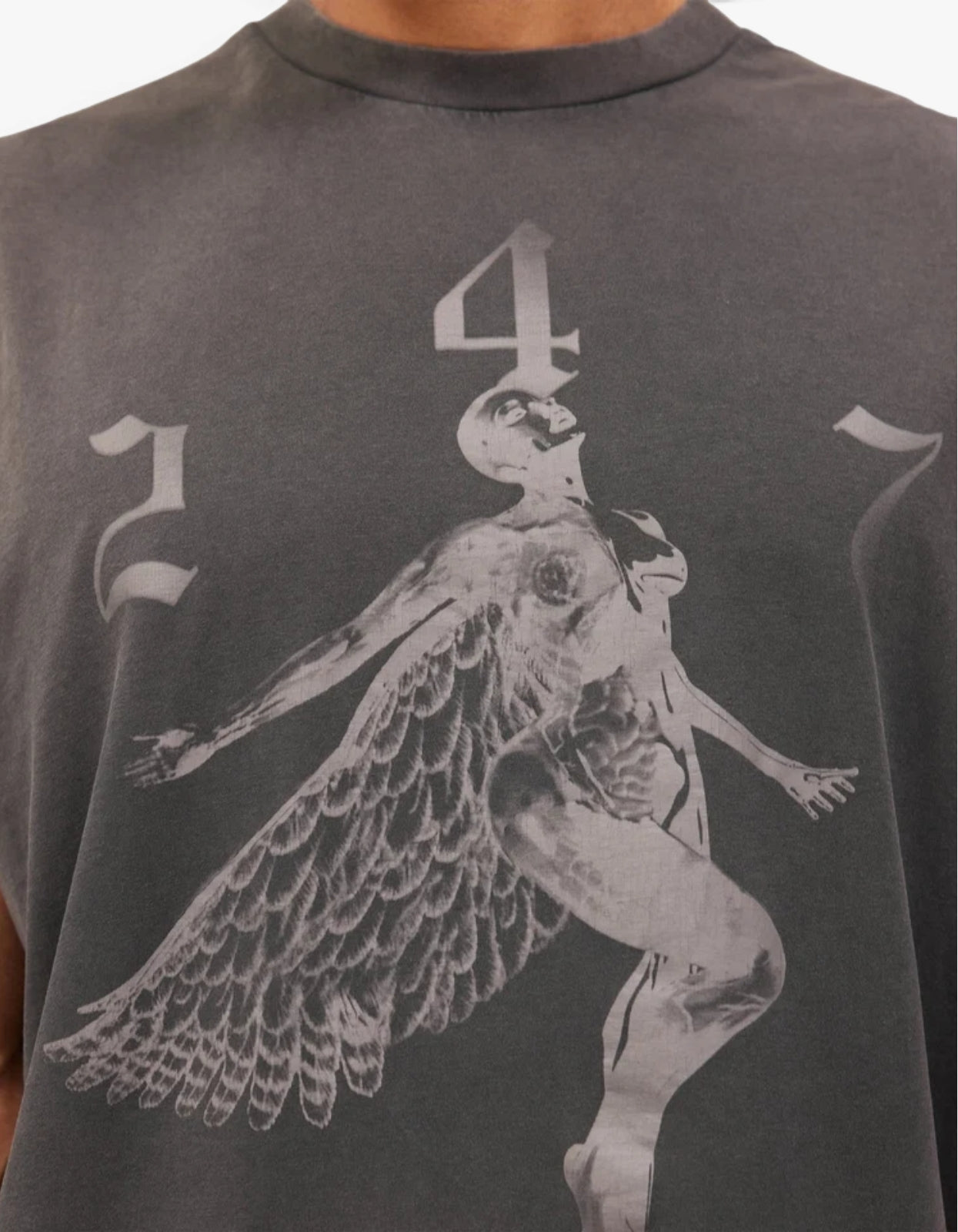 247 Fallen Angel Tank - Vintage Black