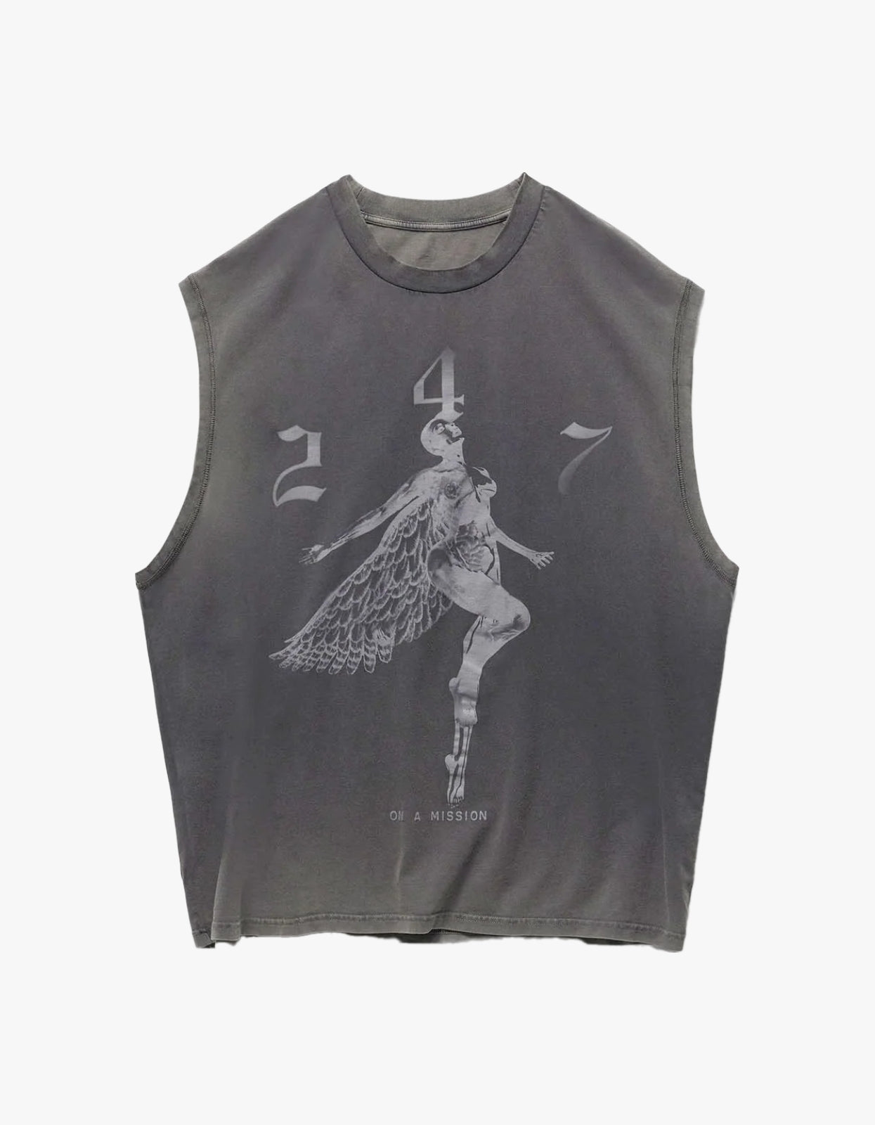 247 Fallen Angel Tank - Vintage Black