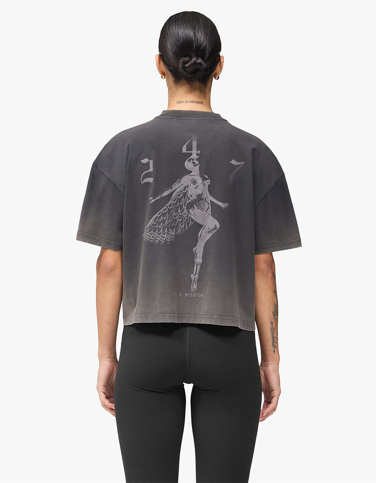 247 Fallen Angel S/S Tee - Vintage Black