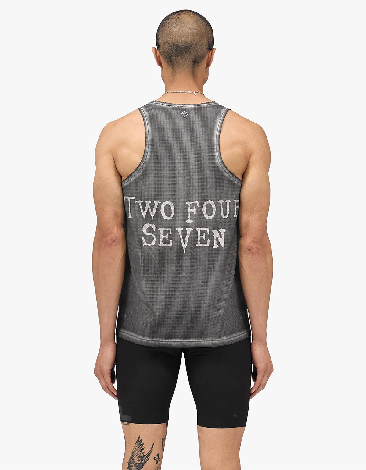 247 X Avenged Sevenfold Death Bat Singlet - Vintage Grey