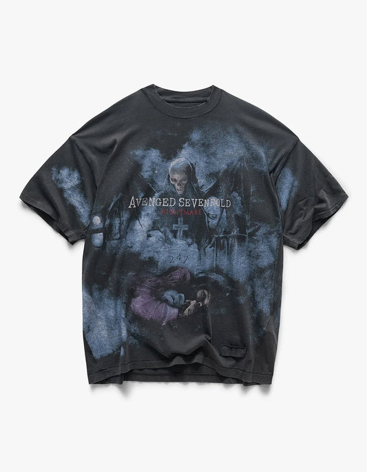 247 X Avenged Sevenfold Nightmare Tee - Aged Black