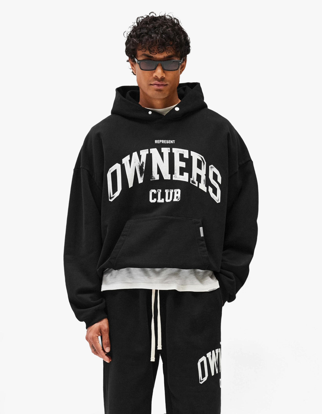 Represent Owners Club Heritage Hoodie - Jet Black