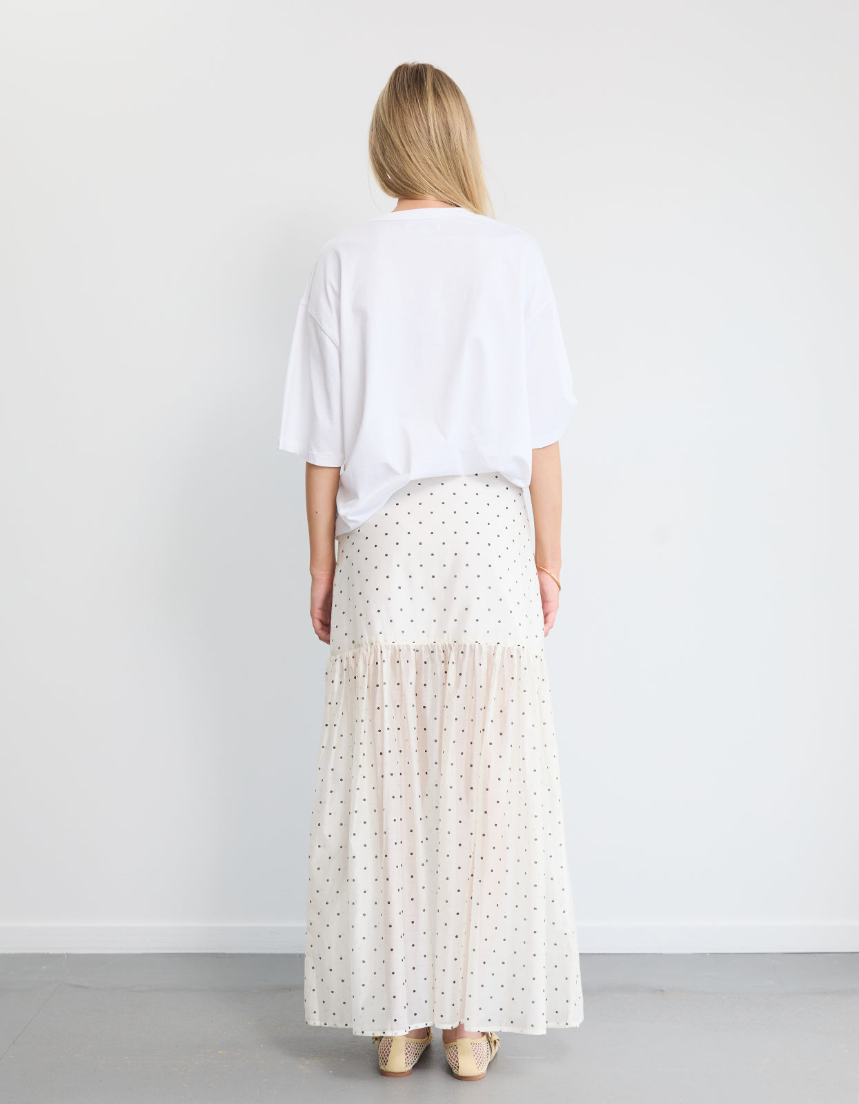 Roma Maxi Skirt - Spot Print