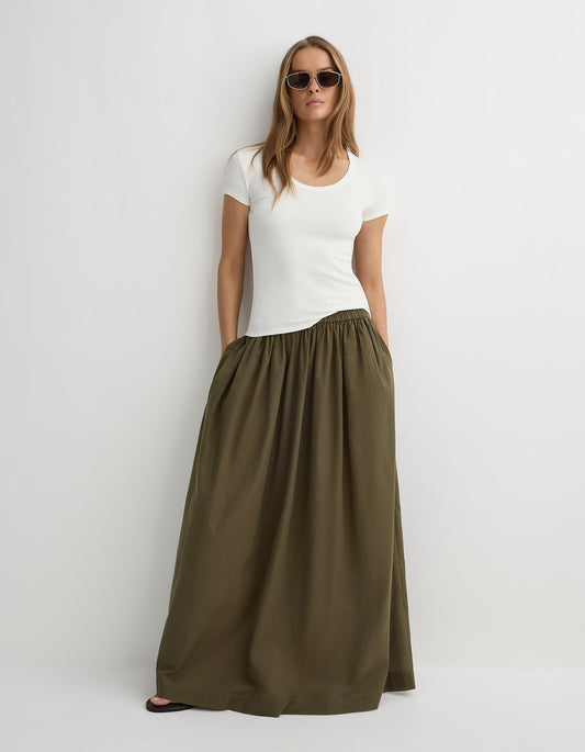 The Holiday Skirt - Army