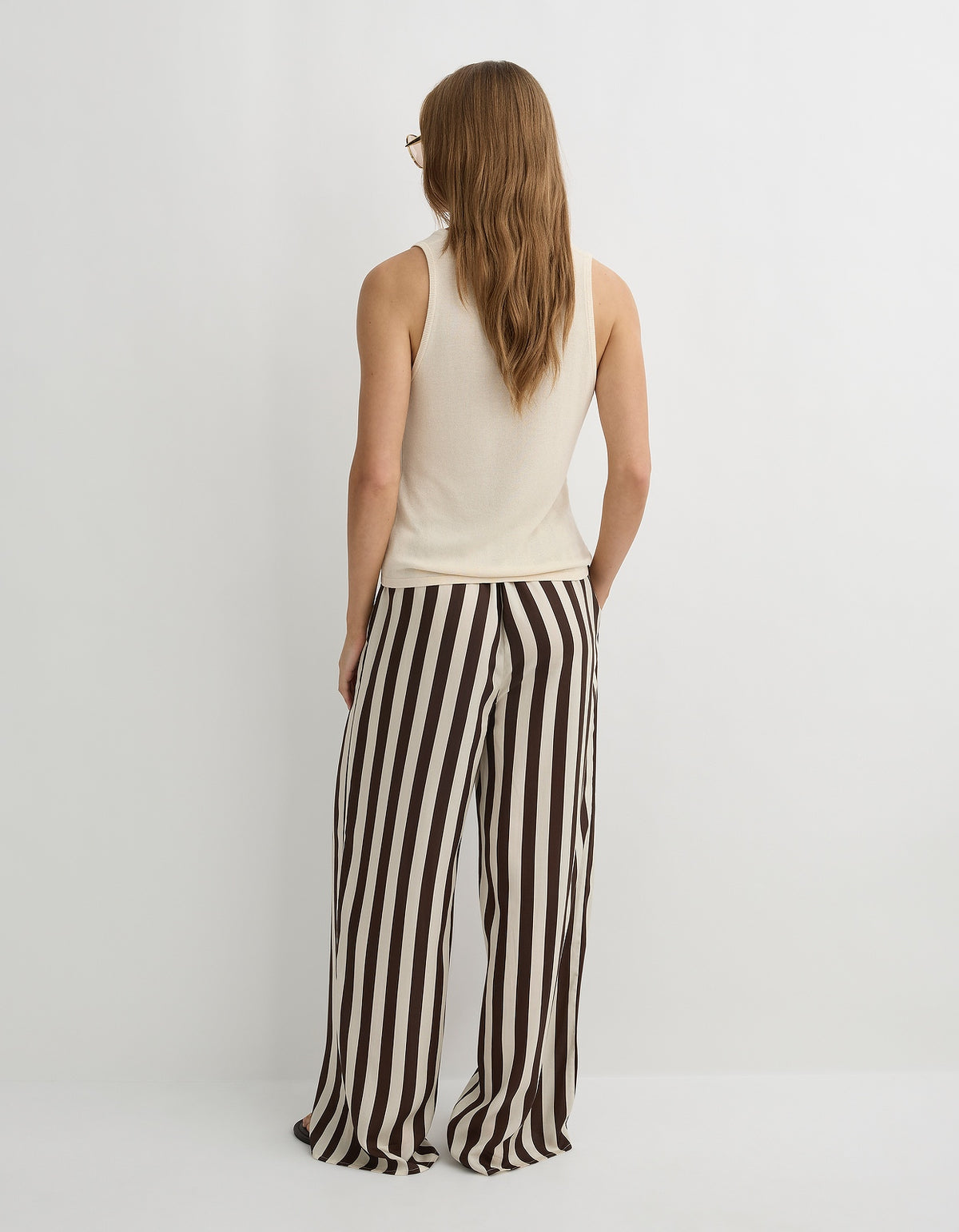 The Leni Tank - Eggshell