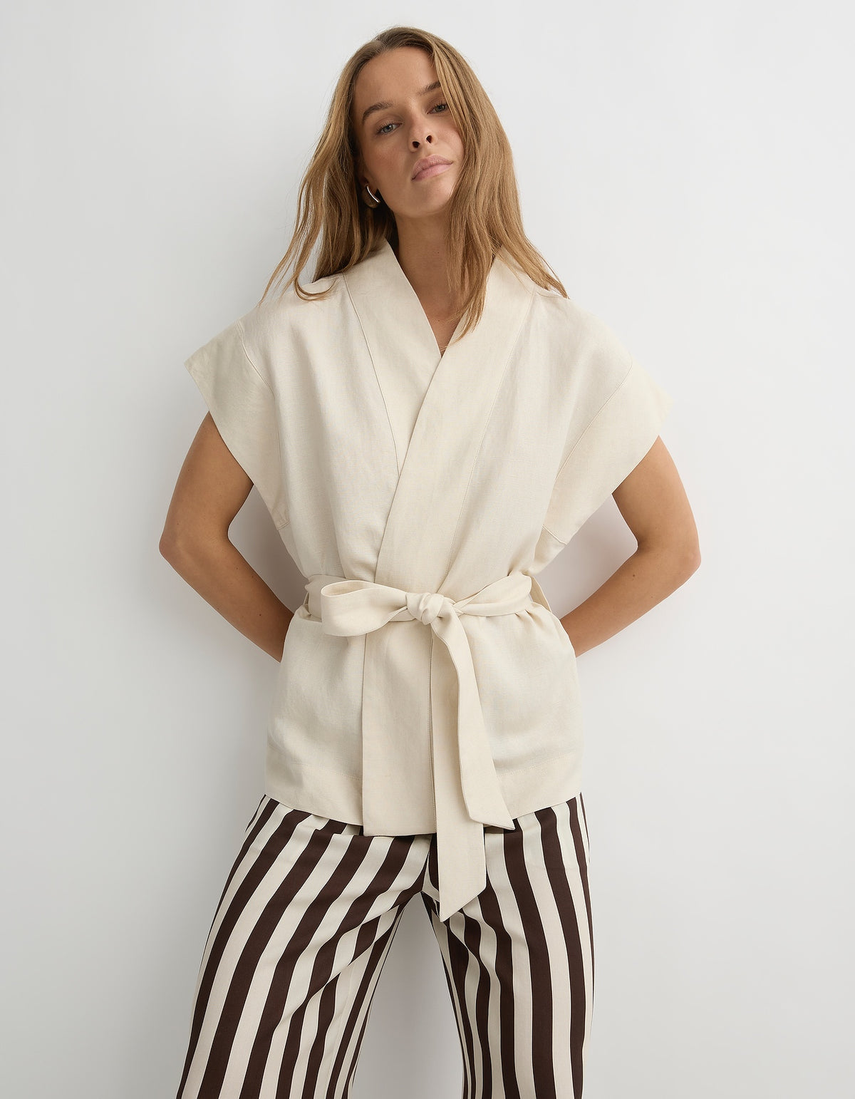 The Lili Wrap  - Eggshell