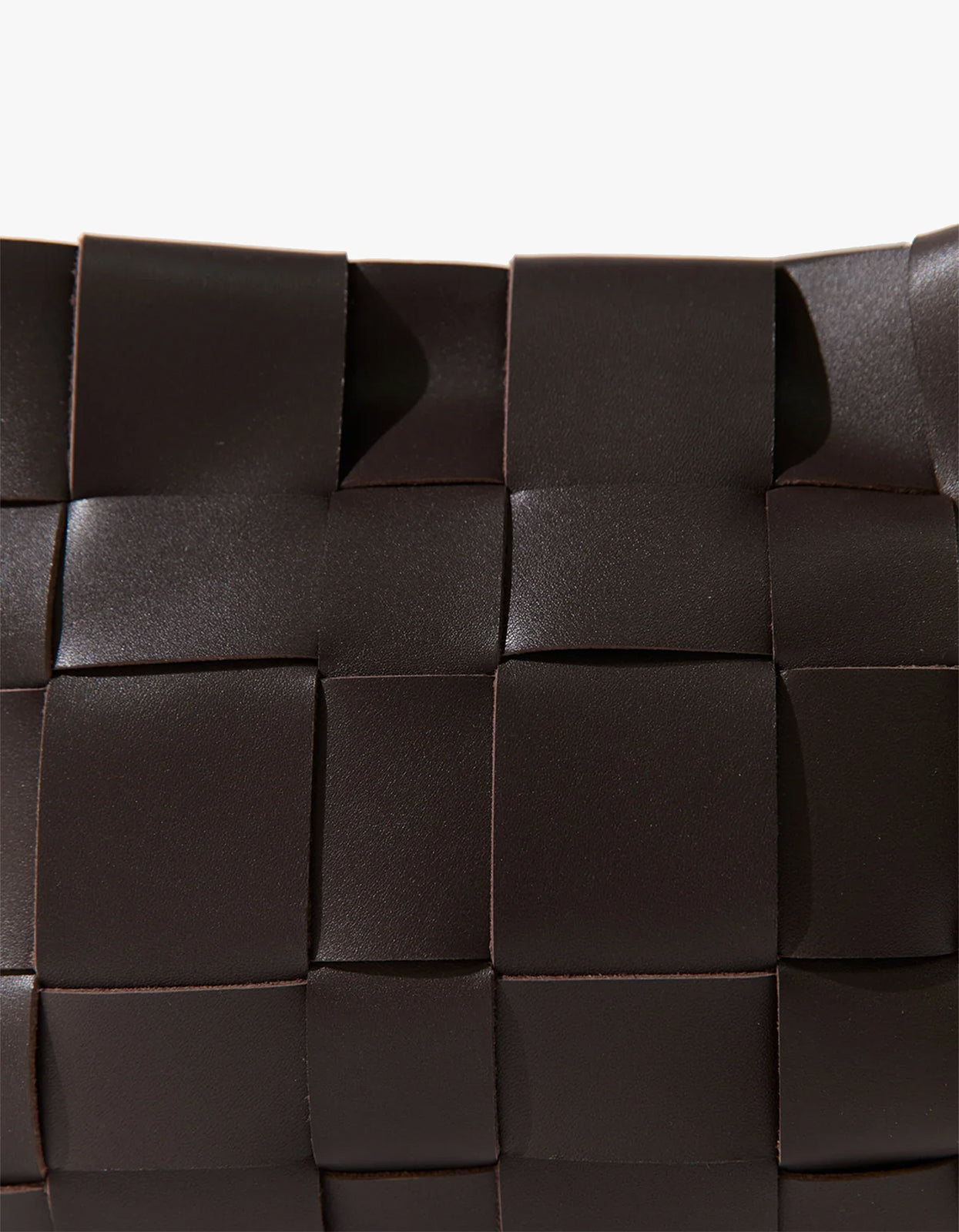 Woven Mini Tote Bag - Chocolate