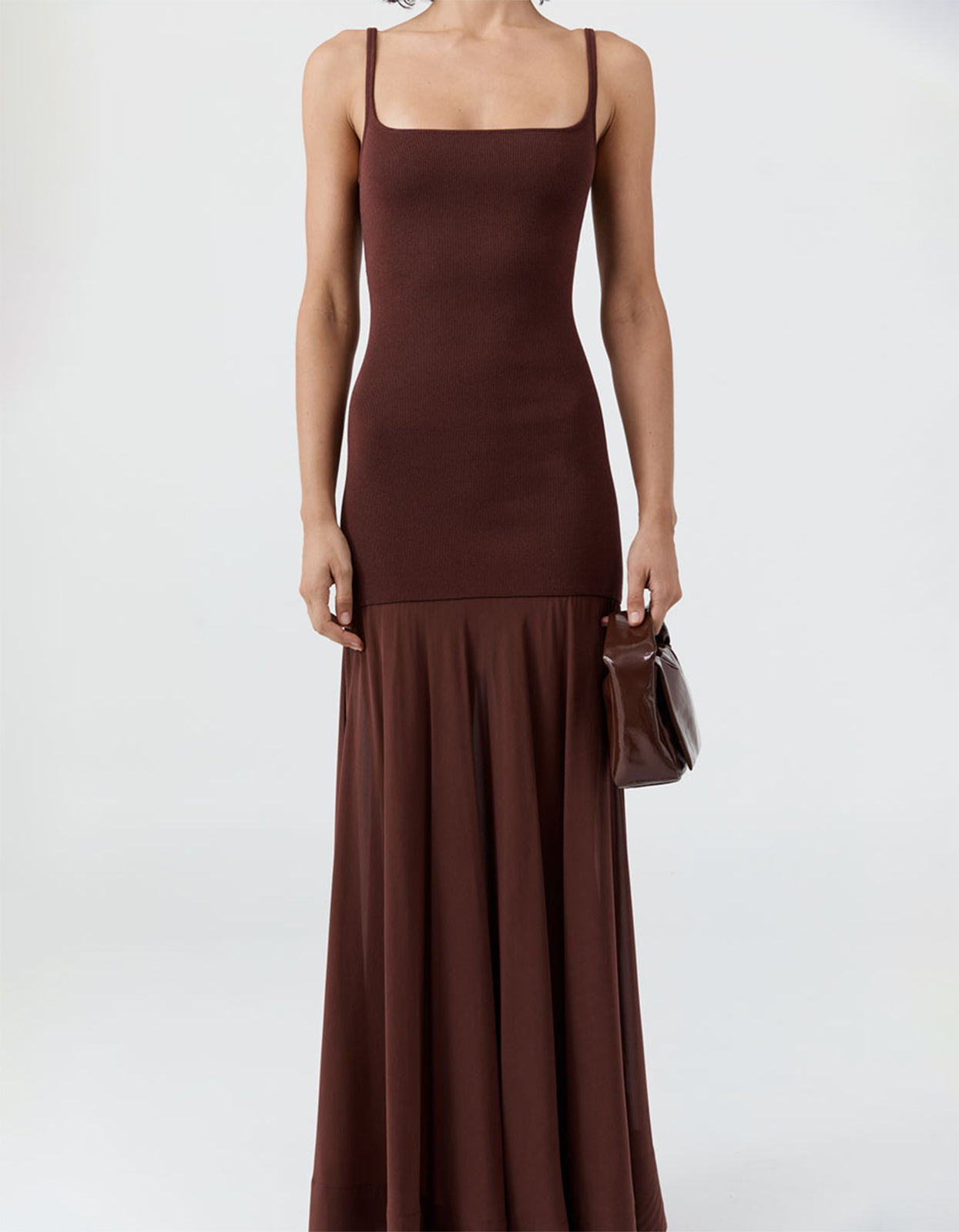 Petit Soft Satchel Bag - Patent Liqueur