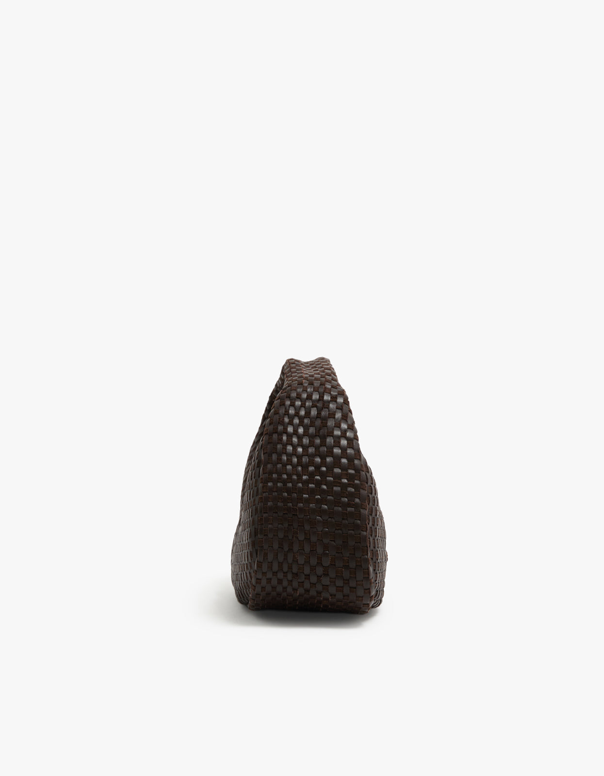 Lattice Weave Mini Bon Bon Bag - Coffee