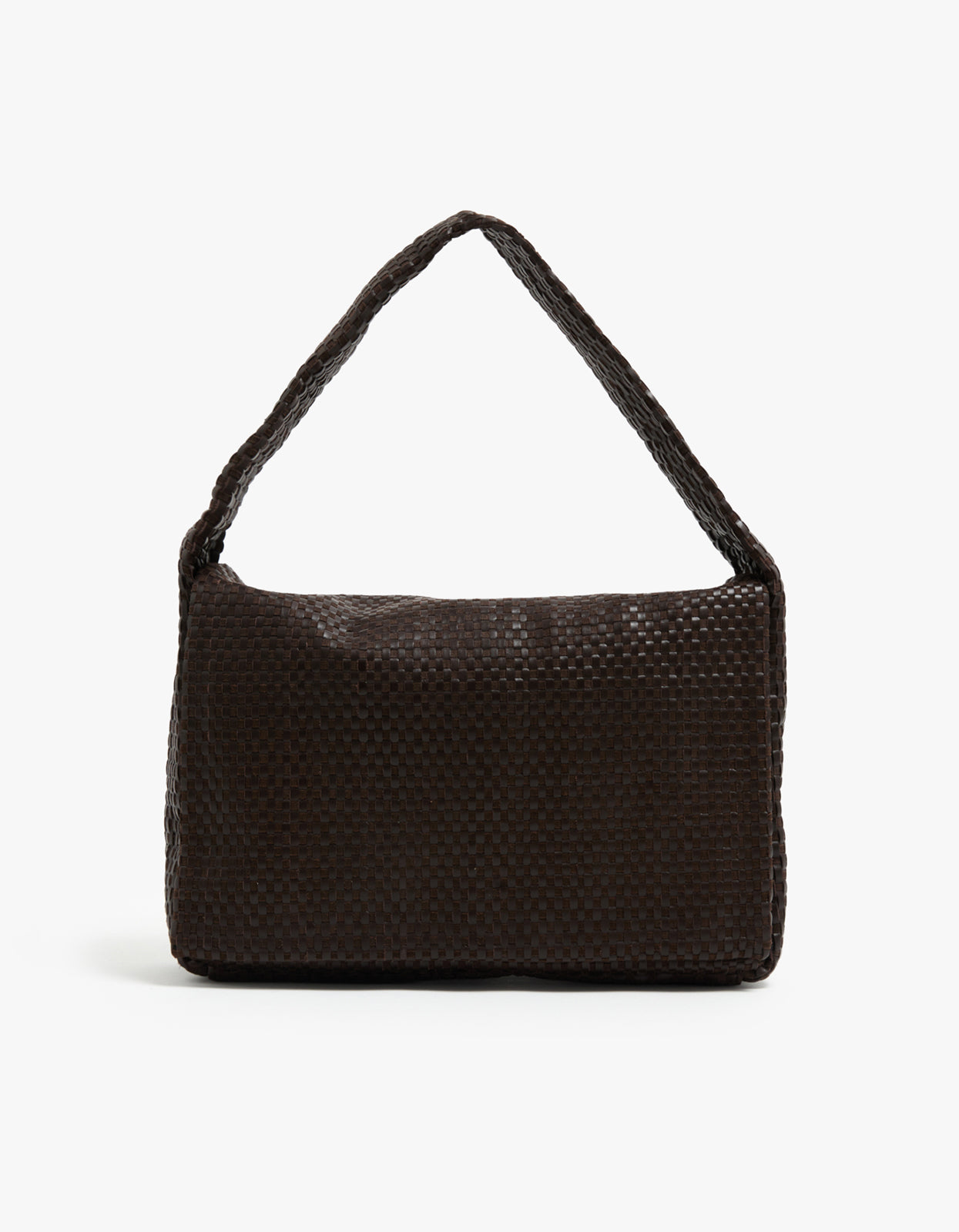 Lattice Everyday Satchel Bag - Coffee