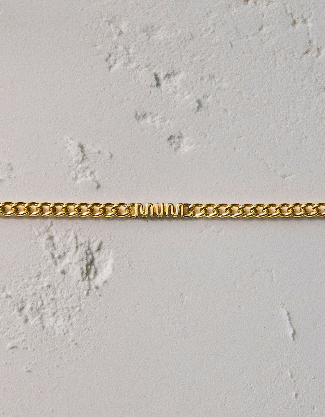 MUM Chain Bracelet - Gold