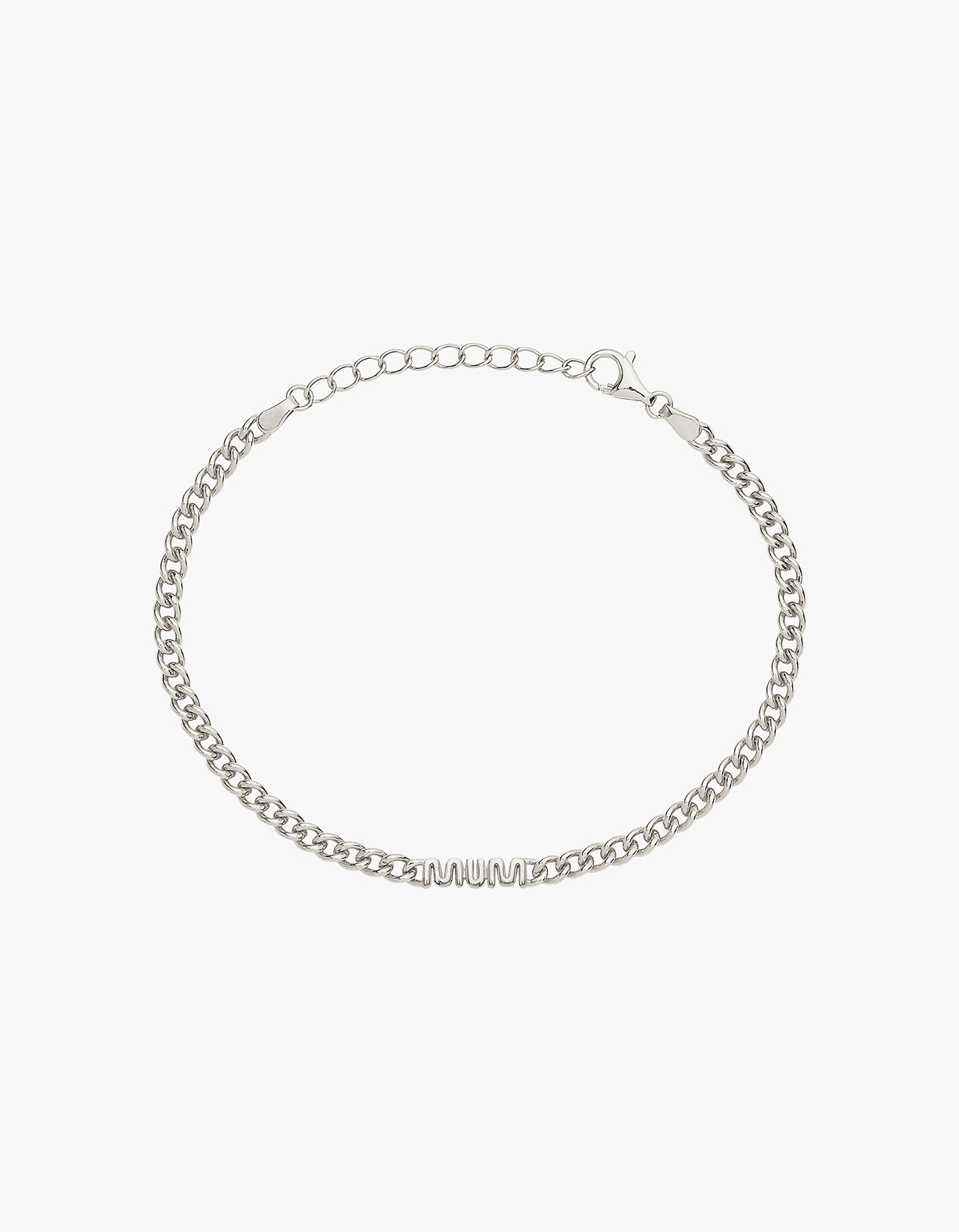 MUM Chain Bracelet - Silver