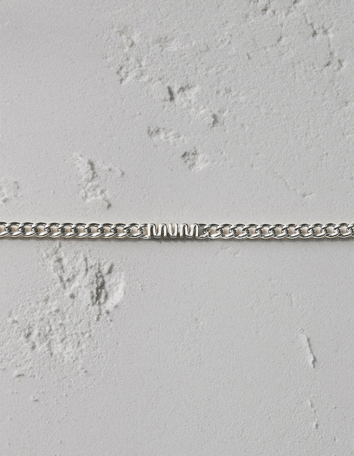 MUM Chain Bracelet - Silver