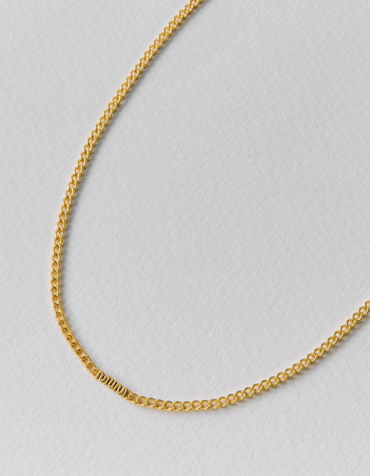 MUM Chain Necklace - Gold
