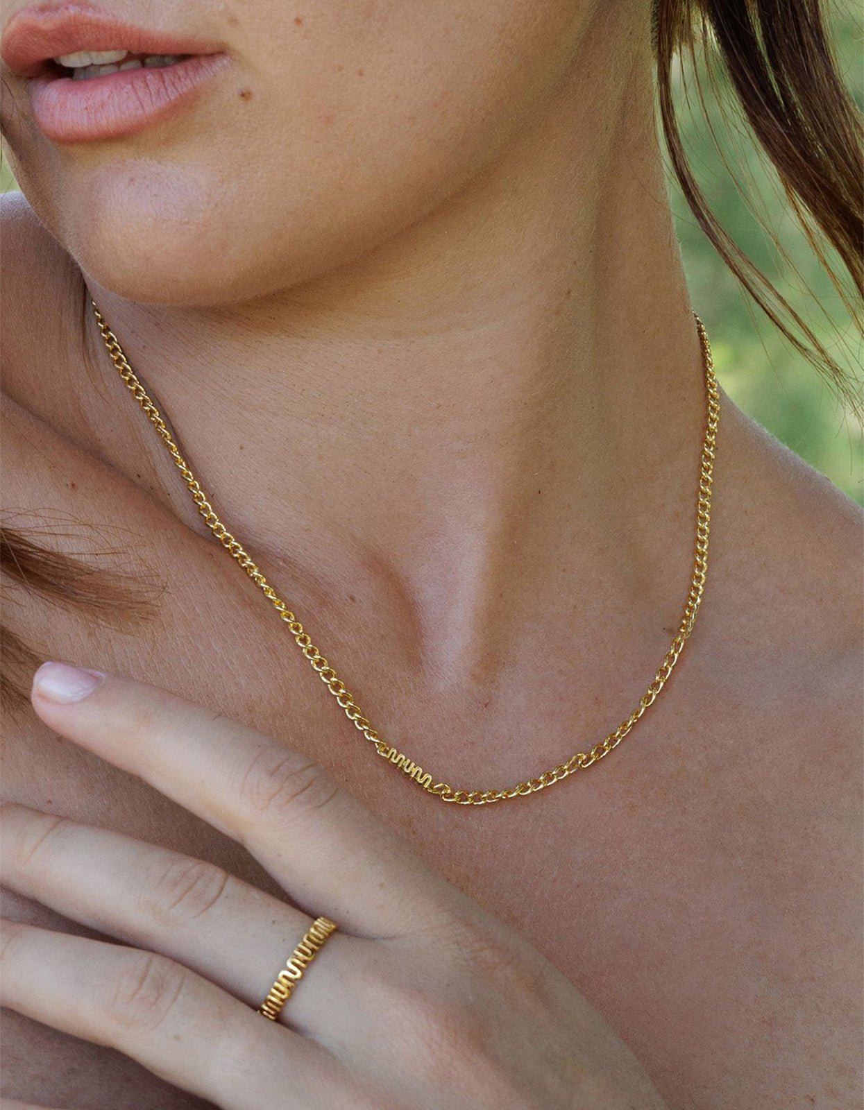 MUM Chain Necklace - Gold