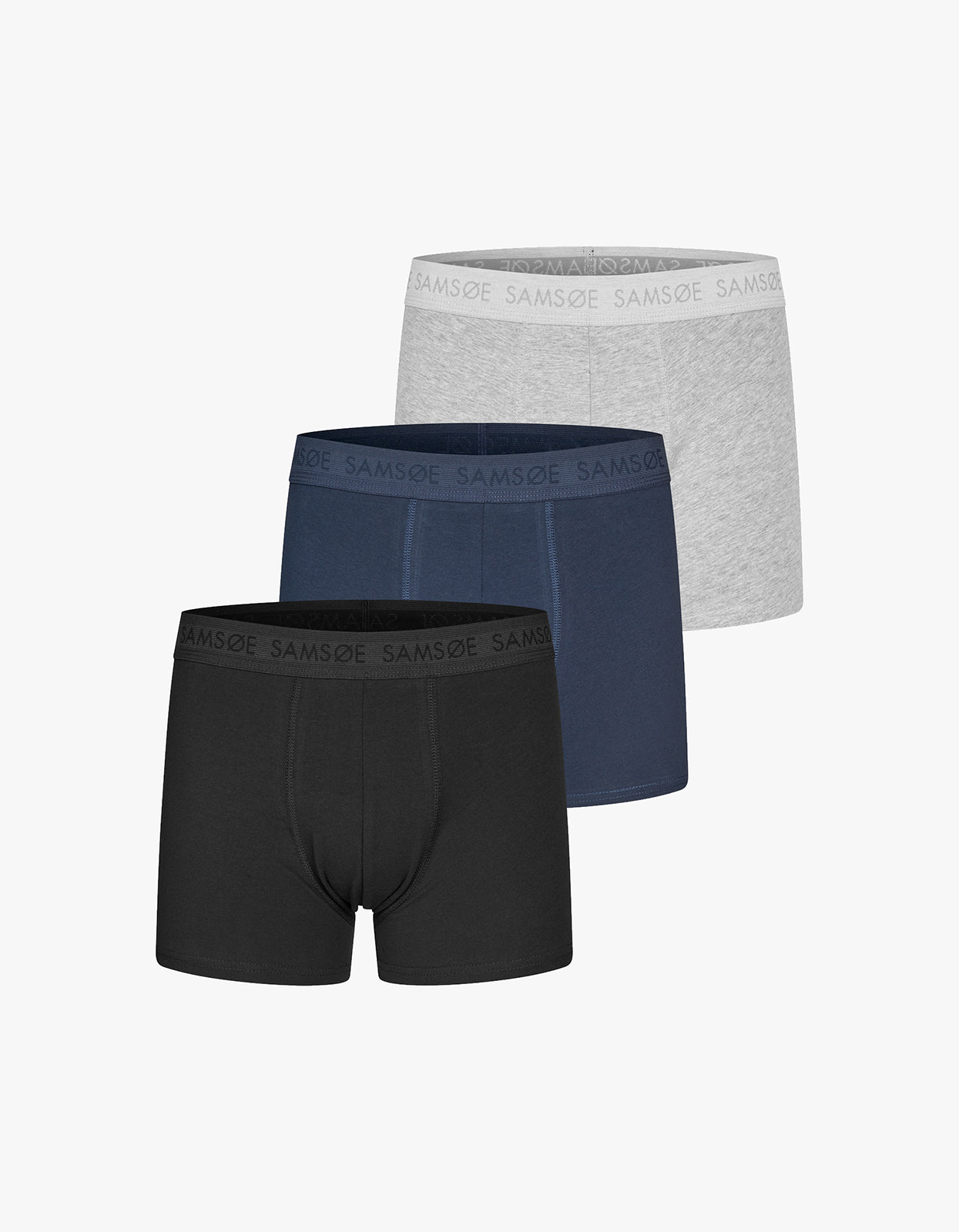 Trunk 3 Pack 3702 - Black/Blue/Grey Mel.