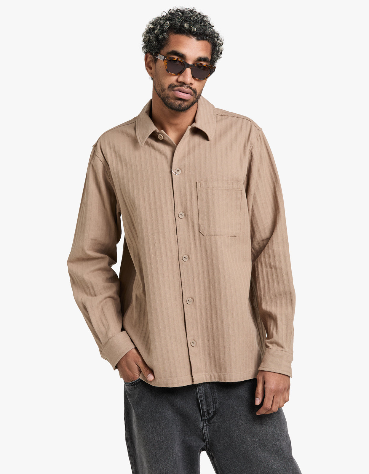 Sadamon JS Overshirt 15662 - Greige