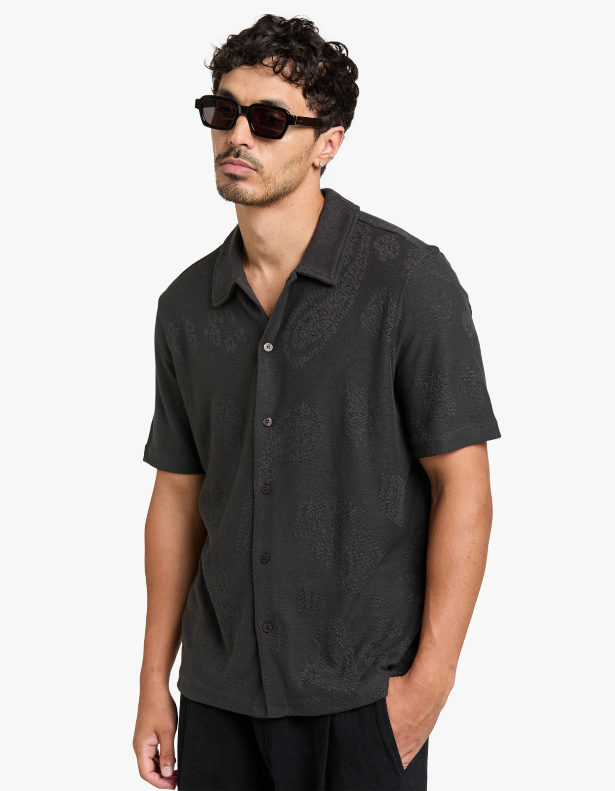 Sakvist Shirt 15857 - Dark Paisley