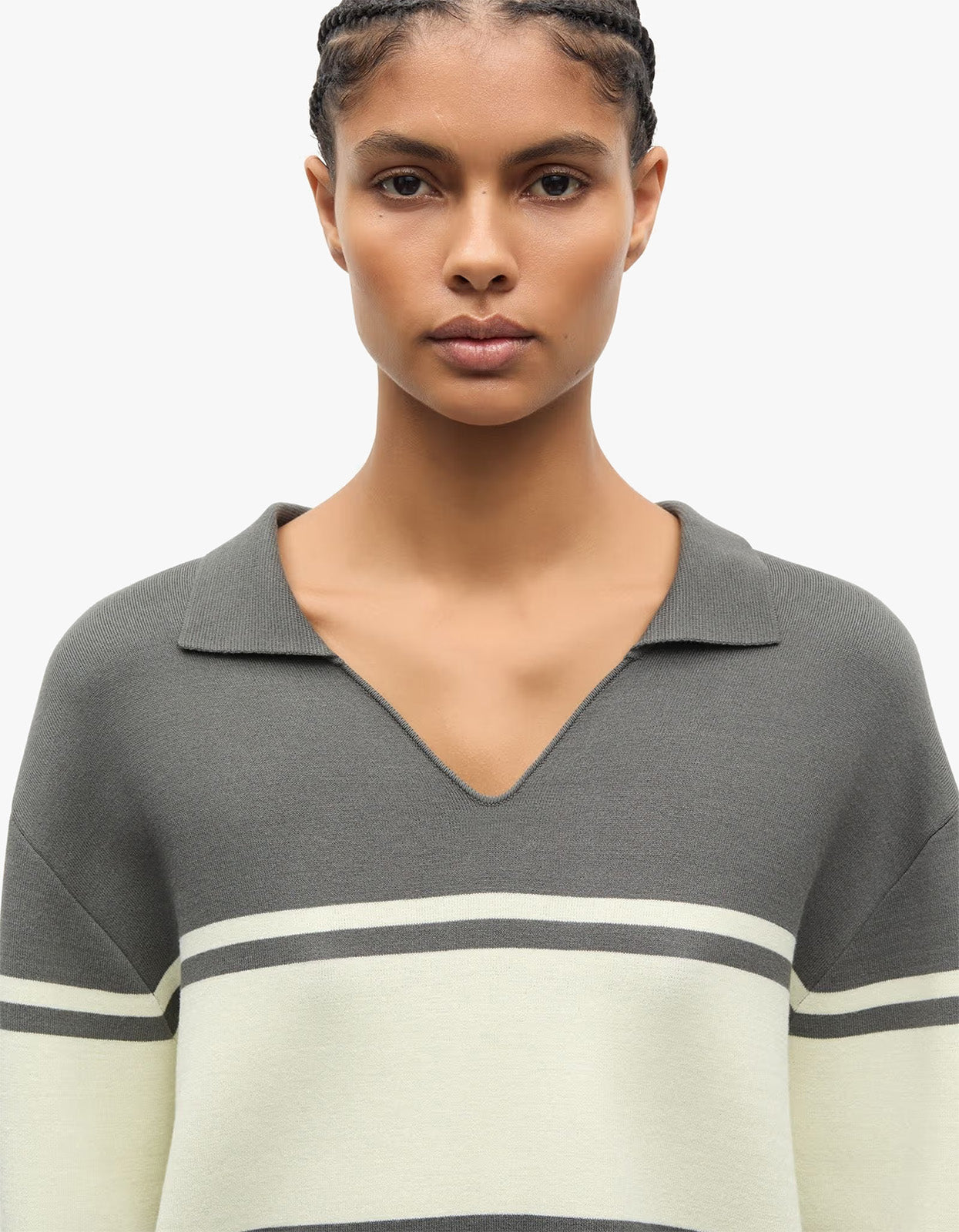 Saanne Polo 15825 - Gunmetal Wide St.