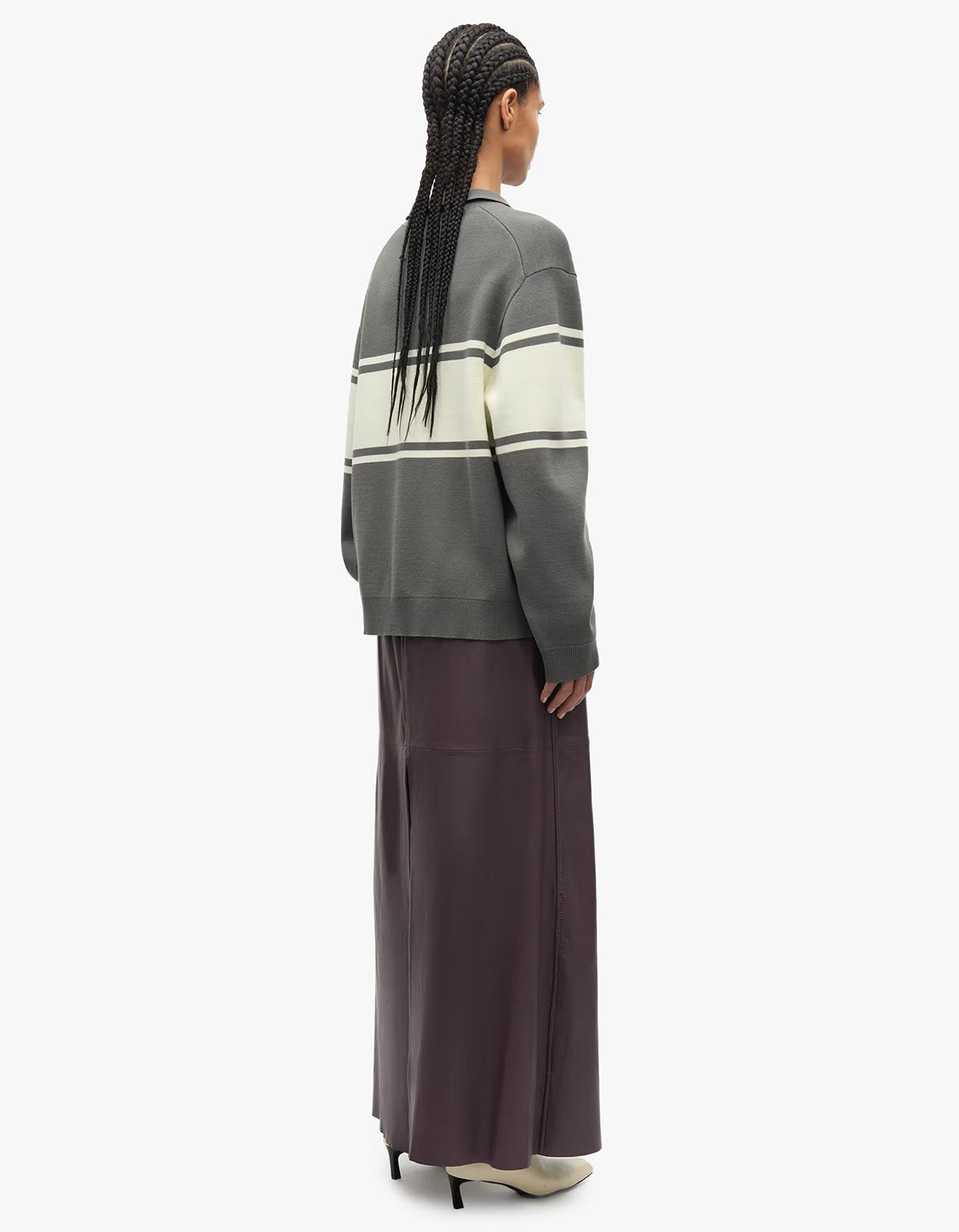 Saanne Polo 15825 - Gunmetal Wide St.