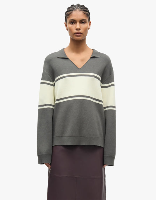 Saanne Polo 15825 - Gunmetal Wide St.