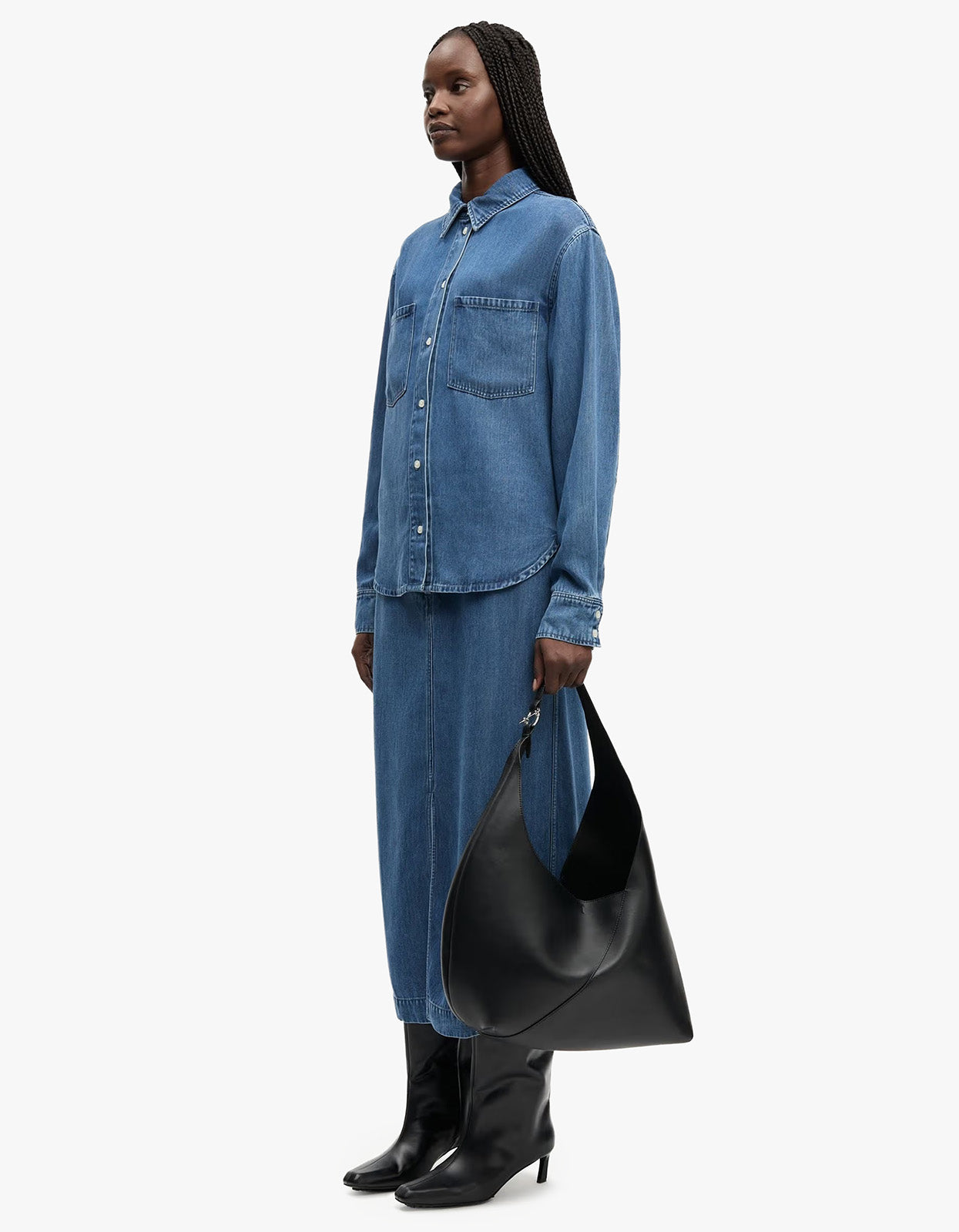 Sabexy Shirt 15645 - Medium Denim Blue