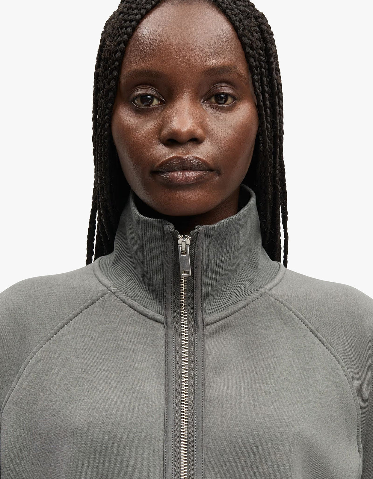 Sakira Zip Sweat 15905 - Gunmetal