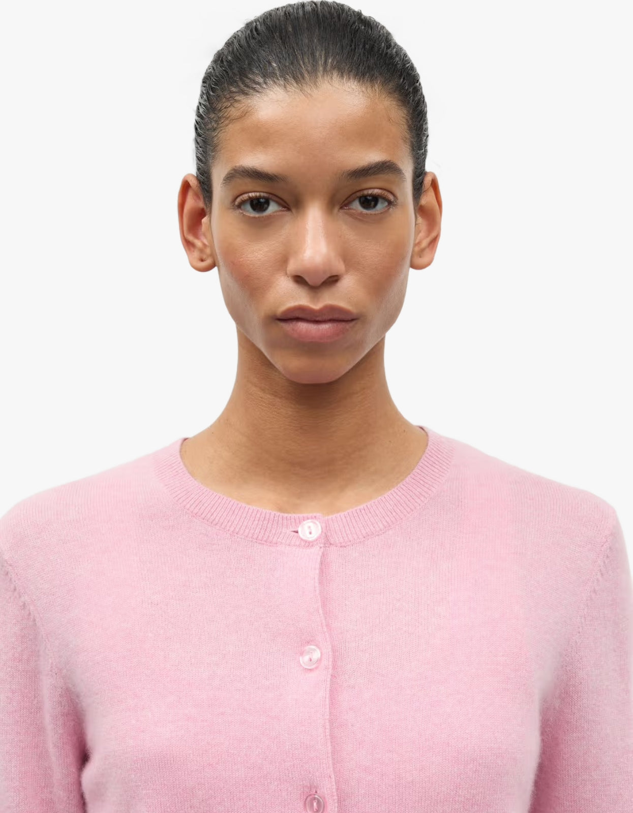 Saboston Cashmere Cardigan 6304 - Bleached Mauve