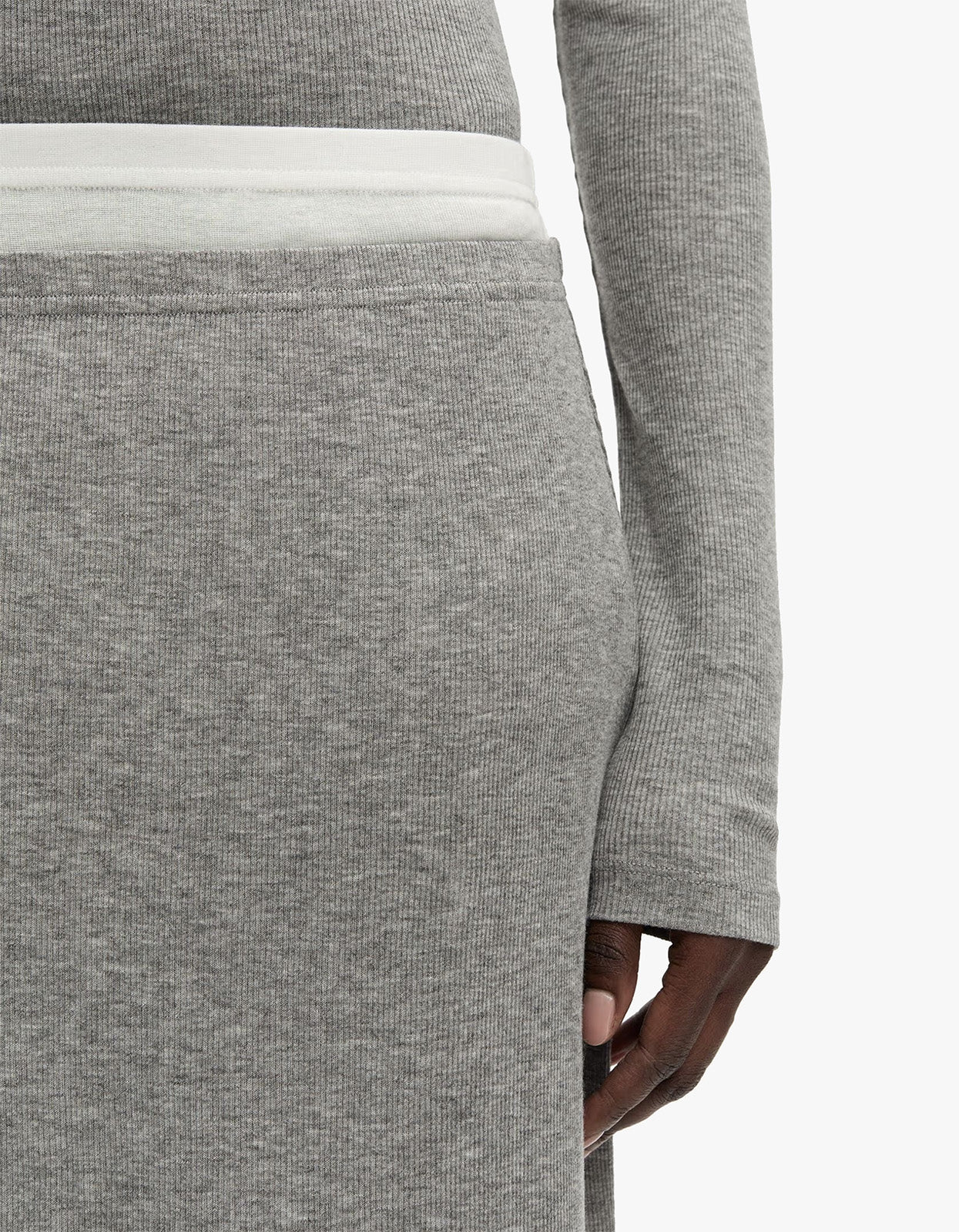 Sadou Skirt 15886 - Mid Grey Mel.