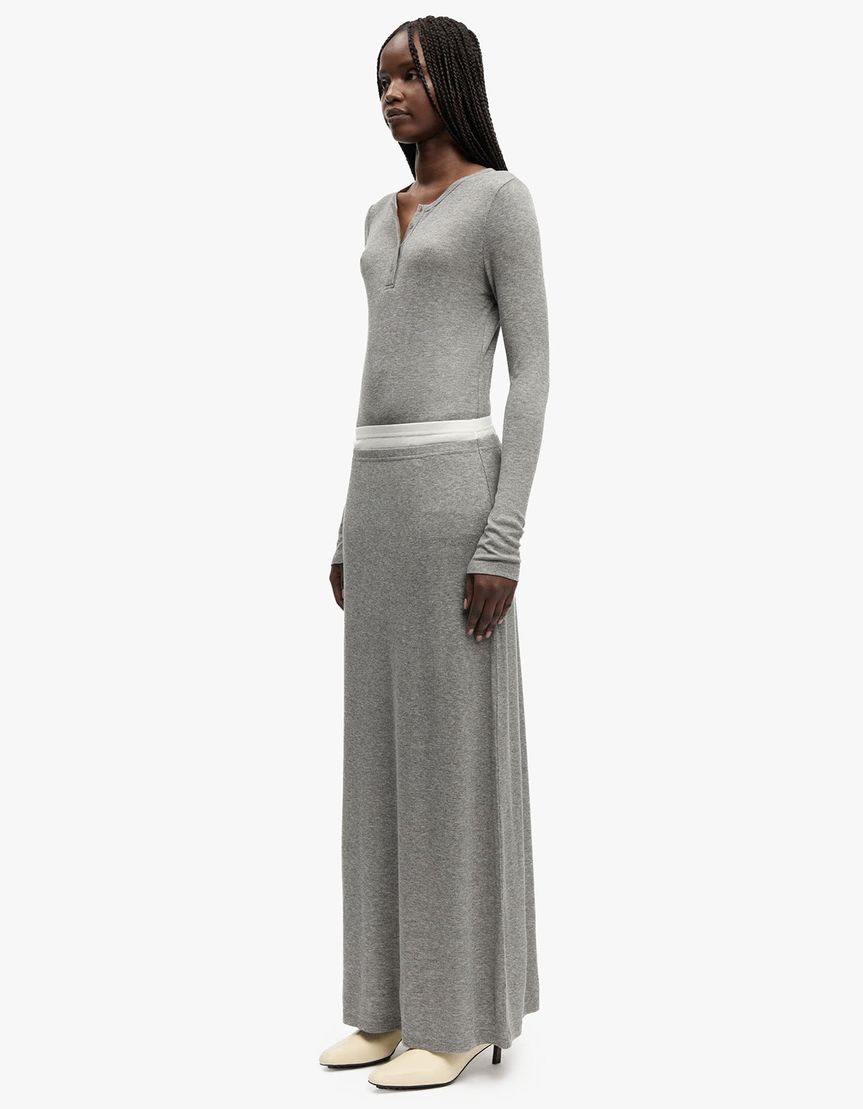 Sadou Skirt 15886 - Mid Grey Mel.