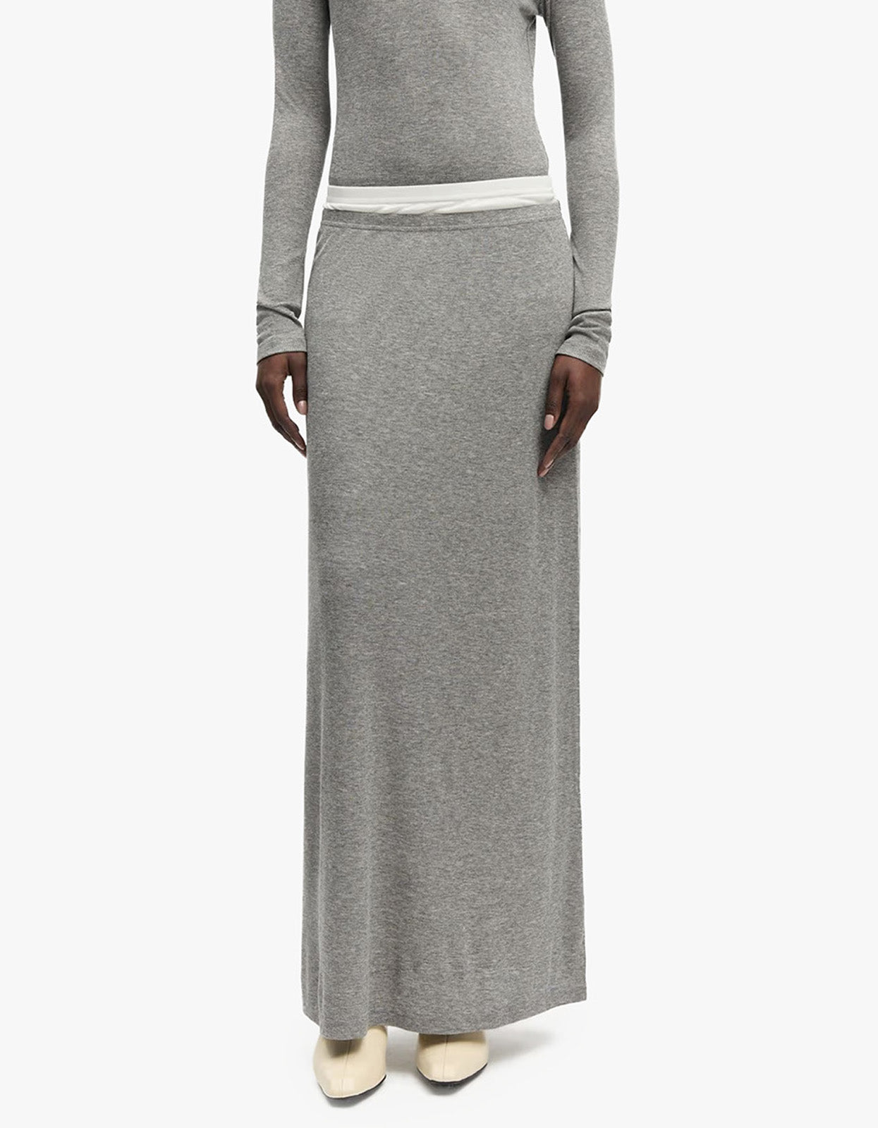 Sadou Skirt 15886 - Mid Grey Mel.