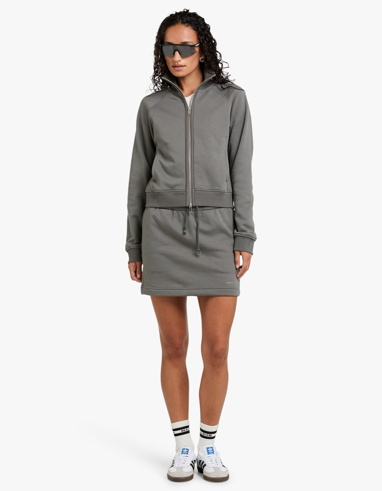 Samsøe Samsøe - Sakira Zip Sweat 15905 - Gunmetal | Superette