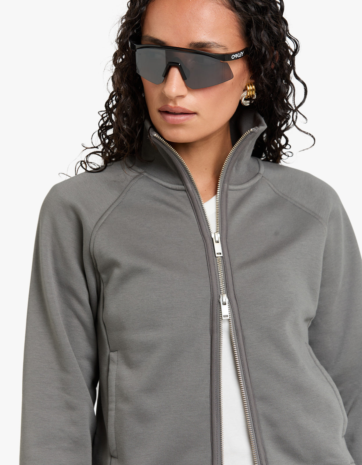 Samsøe Samsøe - Sakira Zip Sweat 15905 - Gunmetal | Superette