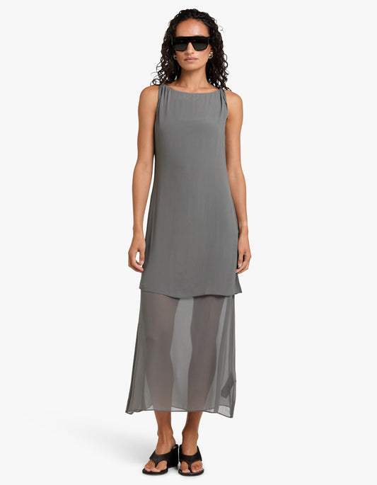 Samika Dress 15932 - Gunmetal