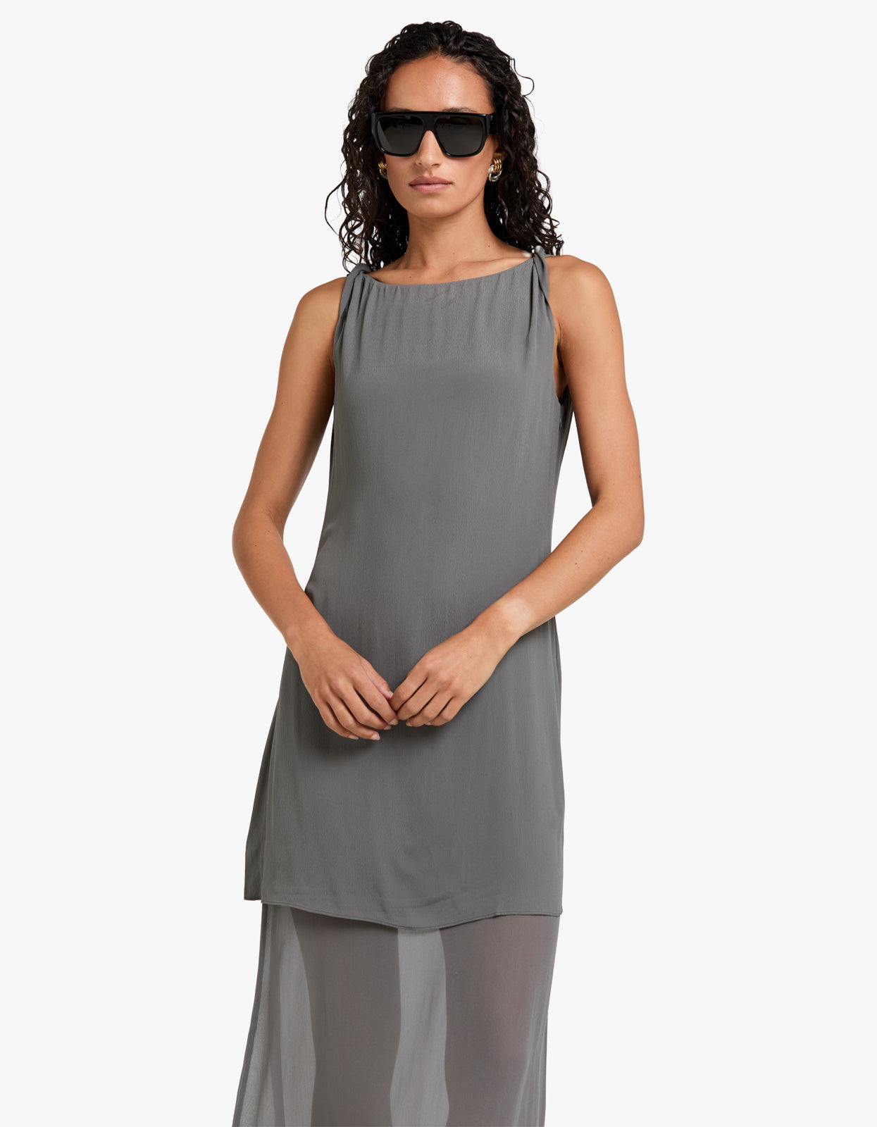 Samika Dress 15932 - Gunmetal