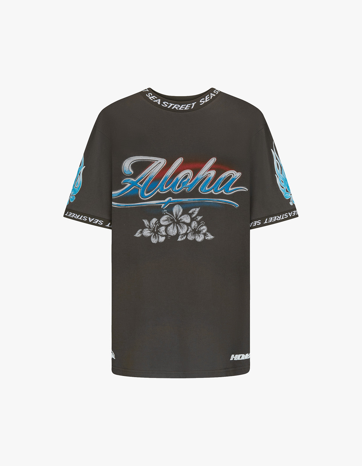 Aloha Motos SS T-Shirt - Washed Black