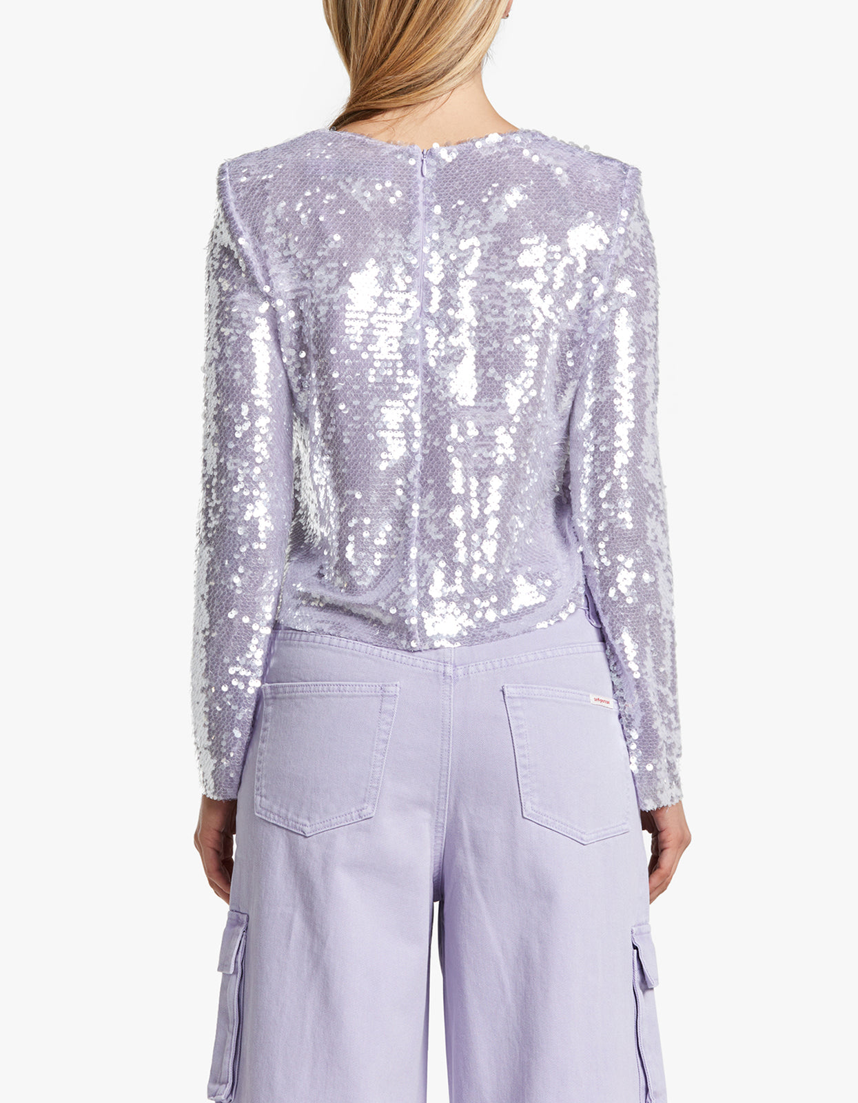 Superette  Sequin Top - Lilac