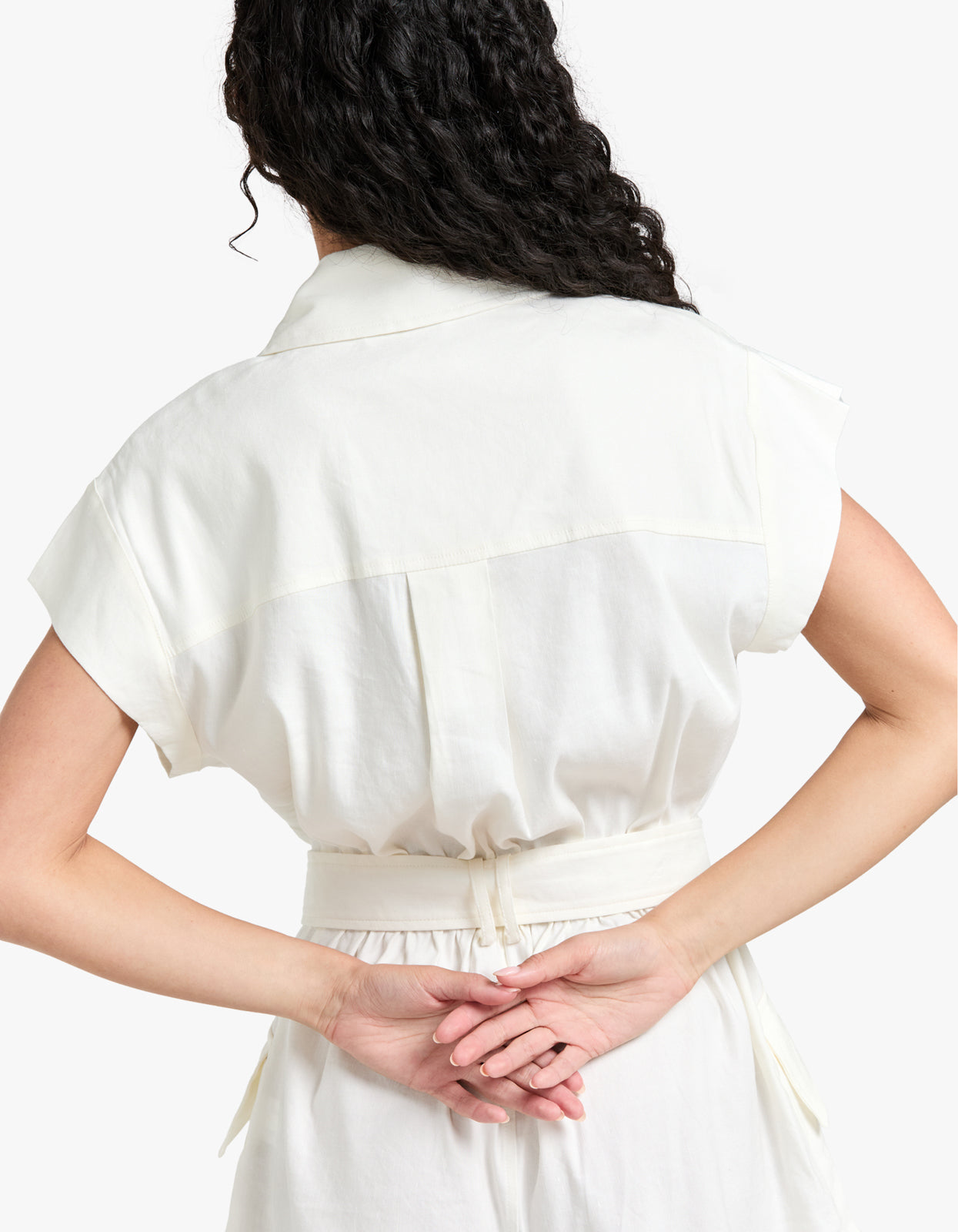Kasbah Utility Playsuit - Rice