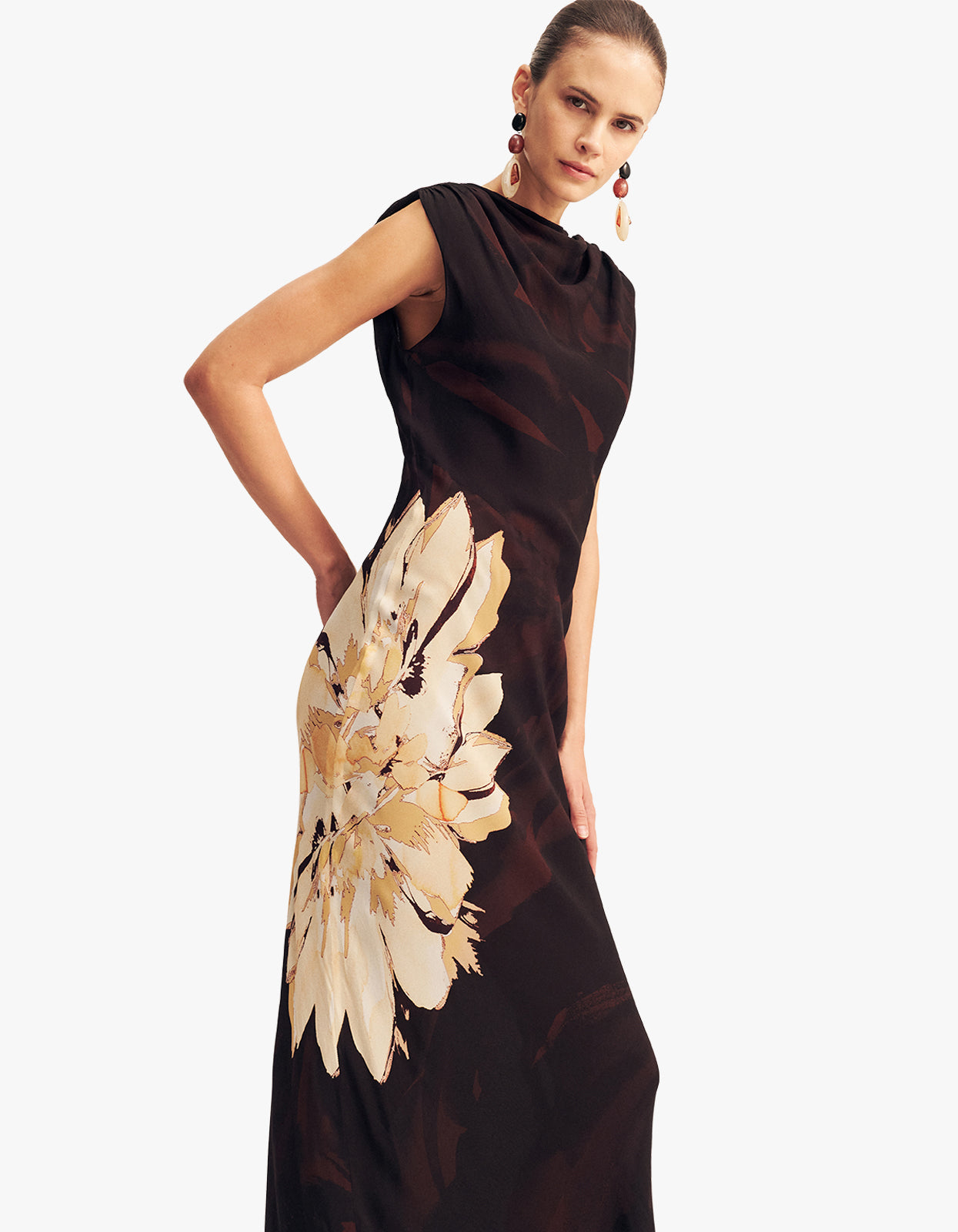 Cazador Maxi Dress - Natura Floral