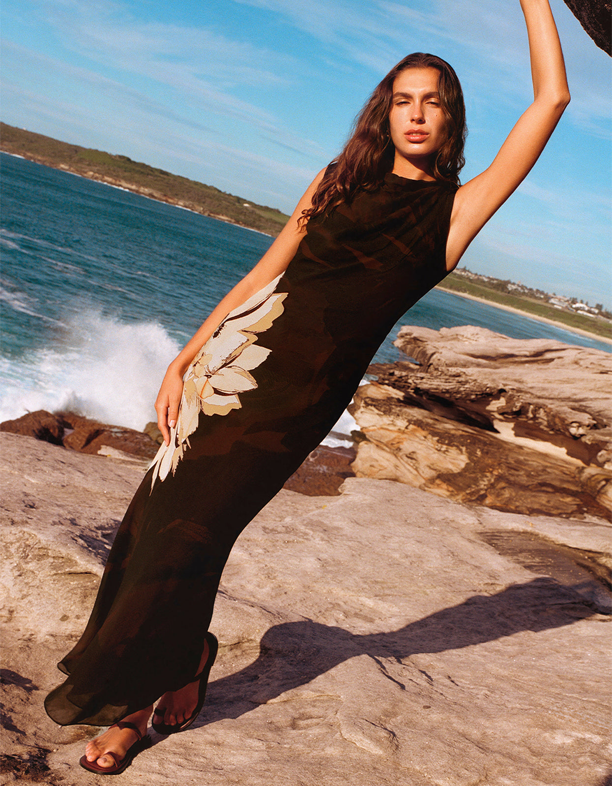 Cazador Maxi Dress - Natura Floral