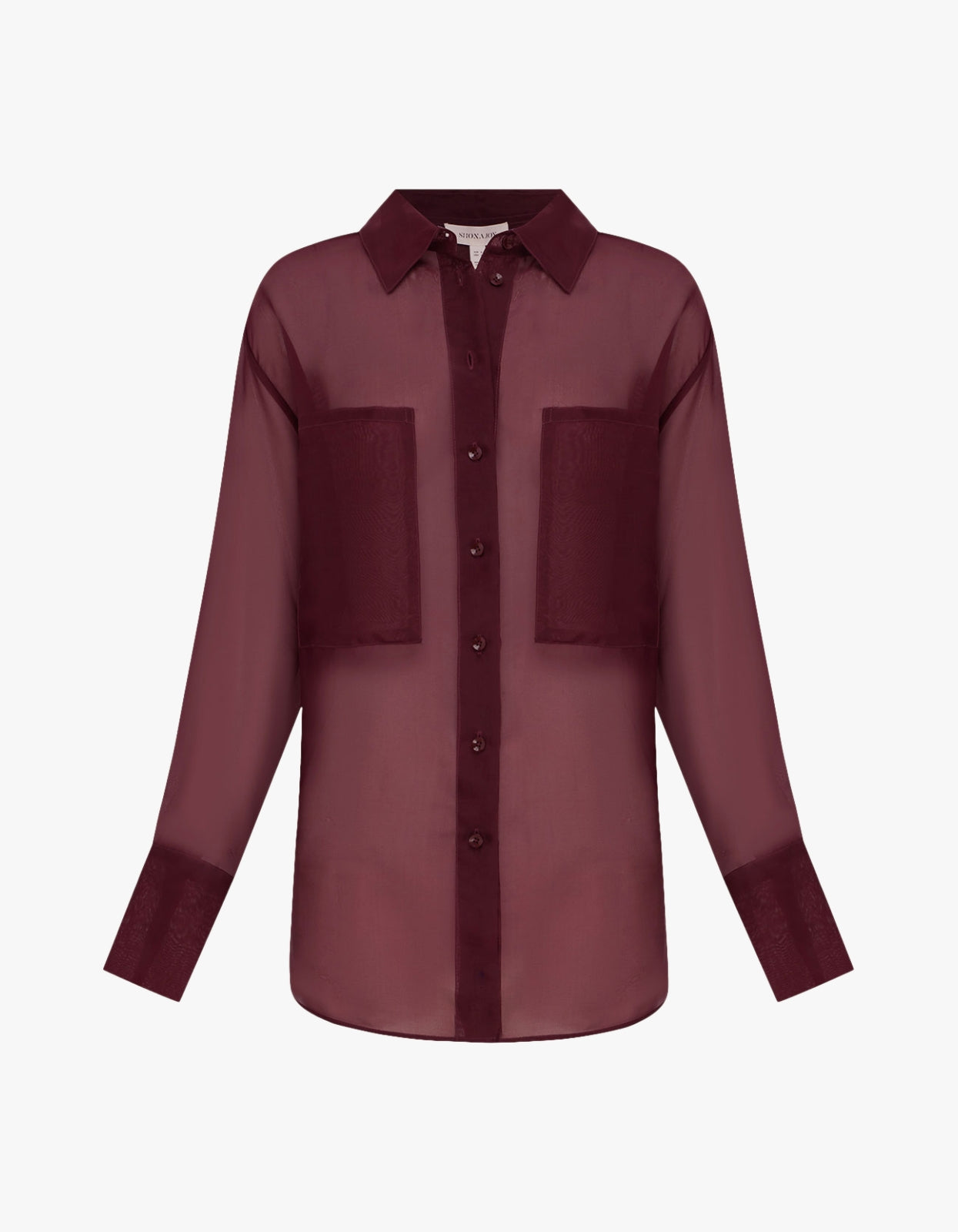 Tibby Silk Organza Shirt - Port Royale