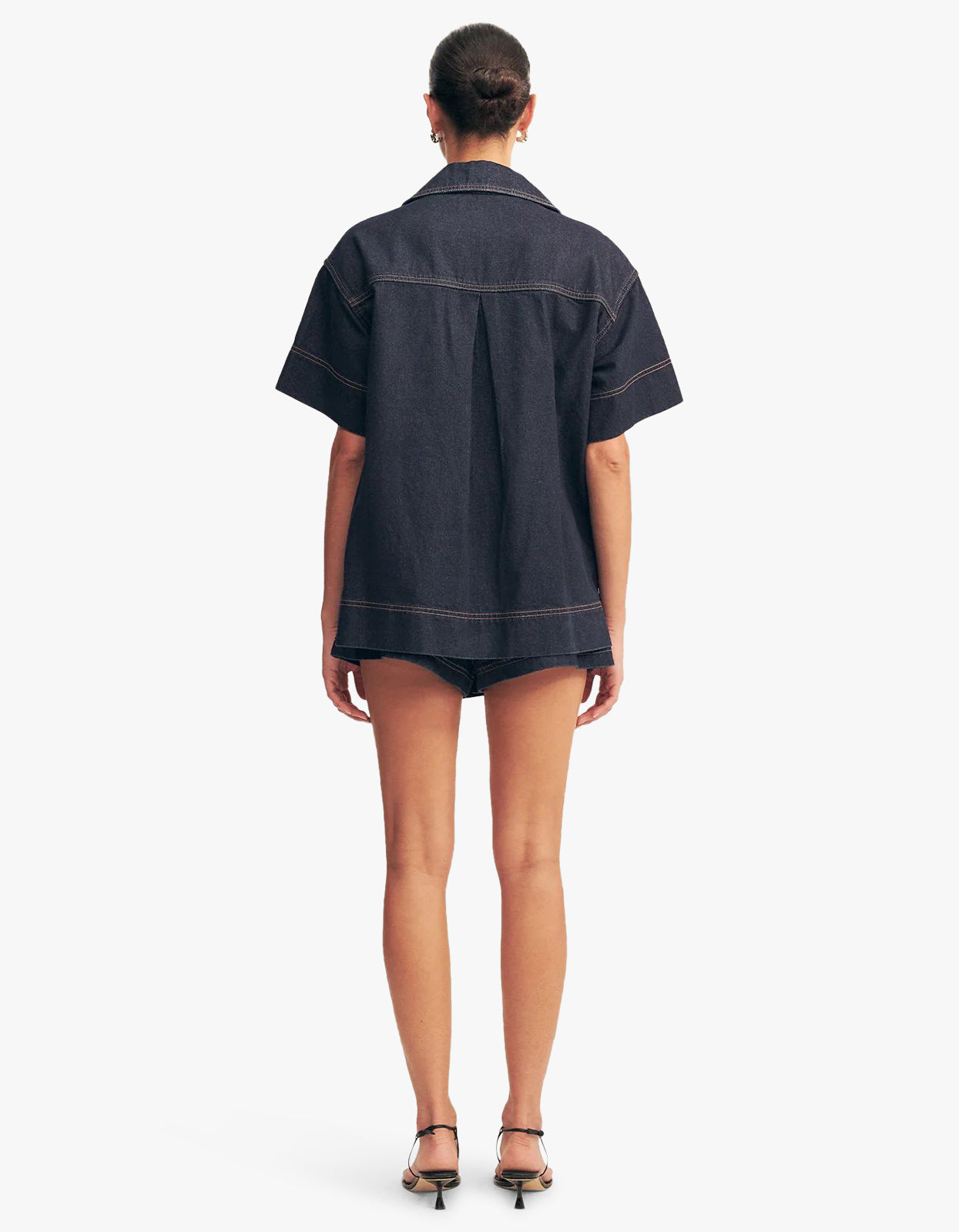 Rita Pullover Top - Deep Indigo