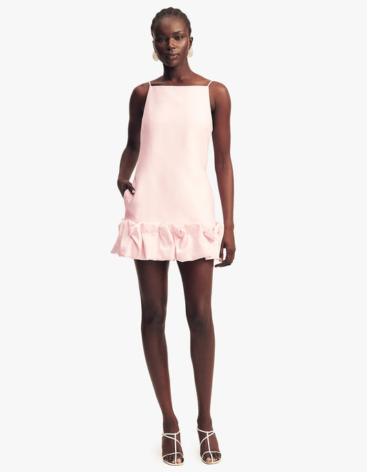 Otis Bubble Hem Mini Dress - Fairyfloss